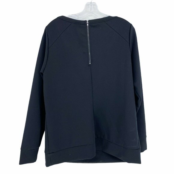 Torrid Sweater Sweatshirt Blouse Size 1 Black - Picture 2 of 7